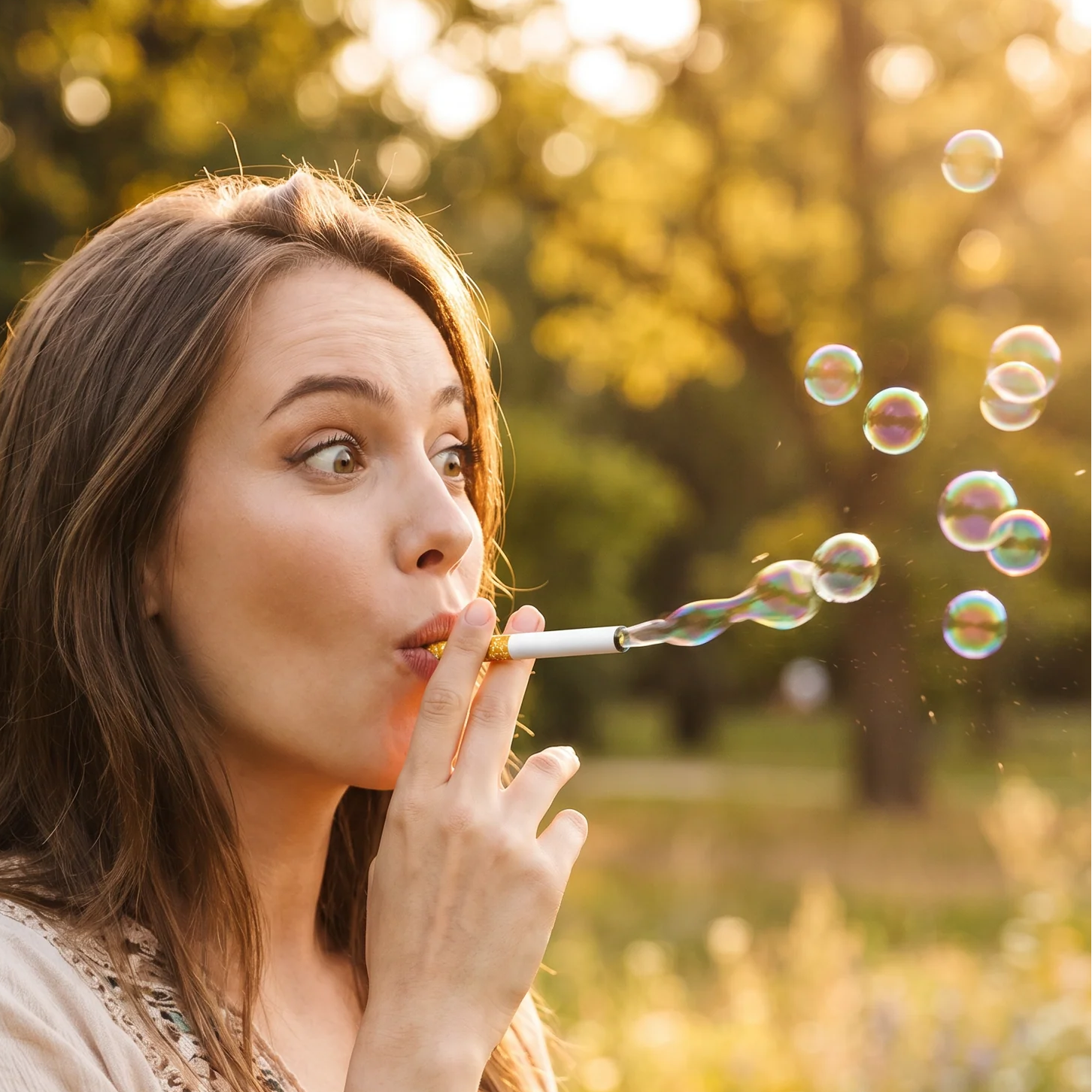 Bubble Joy - Portable Bubble Wand Toy Set