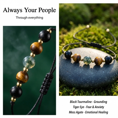 Girl Gang Courage & Strength Crystal Bracelet
