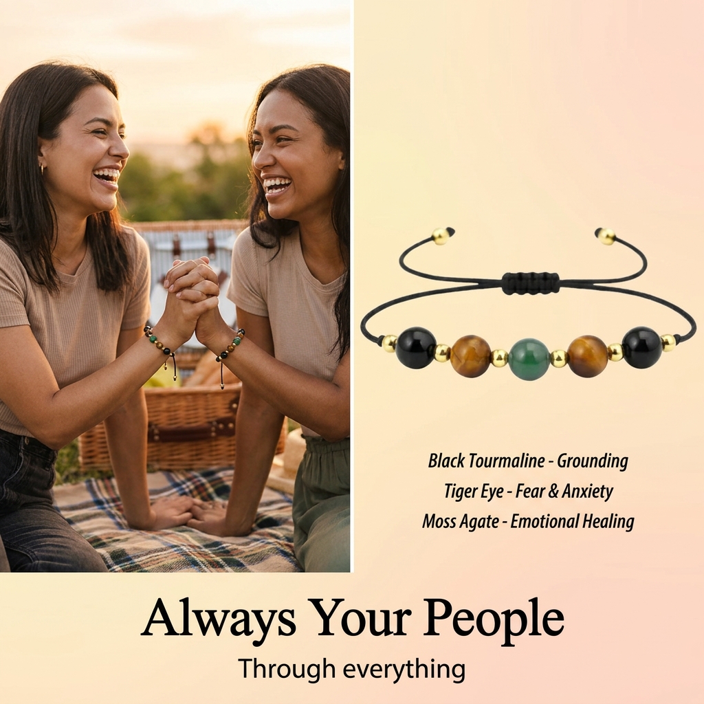 Girl Gang Courage & Strength Crystal Bracelet