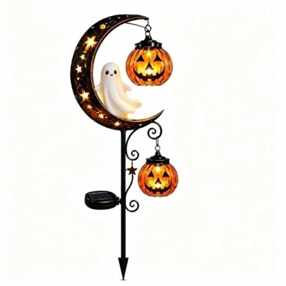 Pumpkin Moon Garden Stake Light🎃