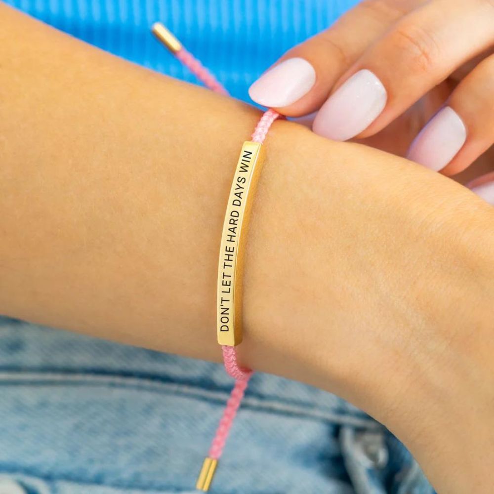 Don't Let The Hard Days Win Tube Bracelet