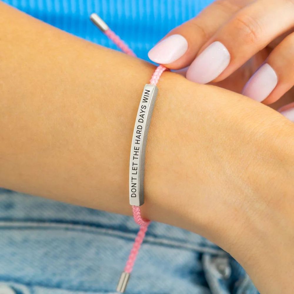 Don't Let The Hard Days Win Tube Bracelet