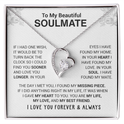 To My Beautiful Soulmate Necklace