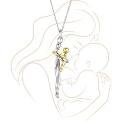 Forever Bond - Mother & Child Hug Necklace