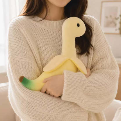Banana dinosaur plush as a fun gift for dinosaur lovers