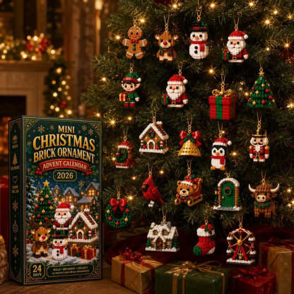Complete collection of mini Christmas ornament figures