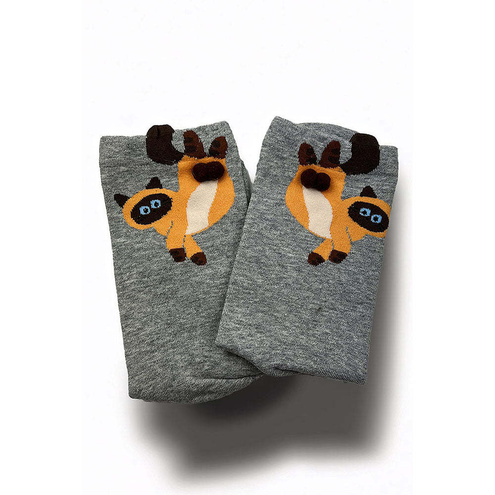 Cute Cat Socks with Balls