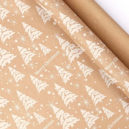 Festive wrapping paper for seasonal gift packaging