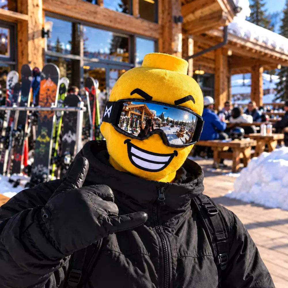 Novelty ski mask gift for skiers and snowboarders