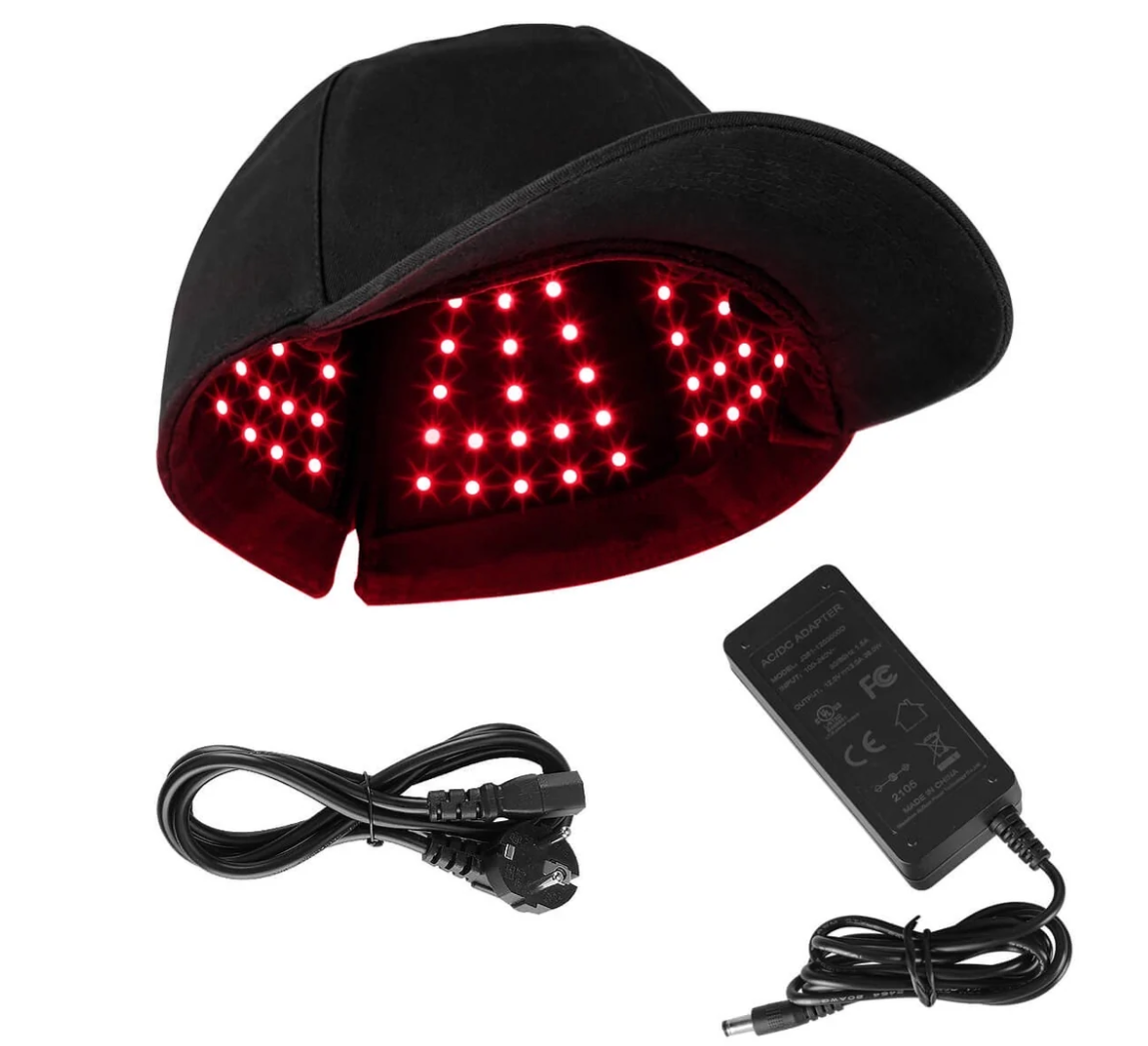 Gorro de terapia de luz roja para un tratamiento capilar saludable