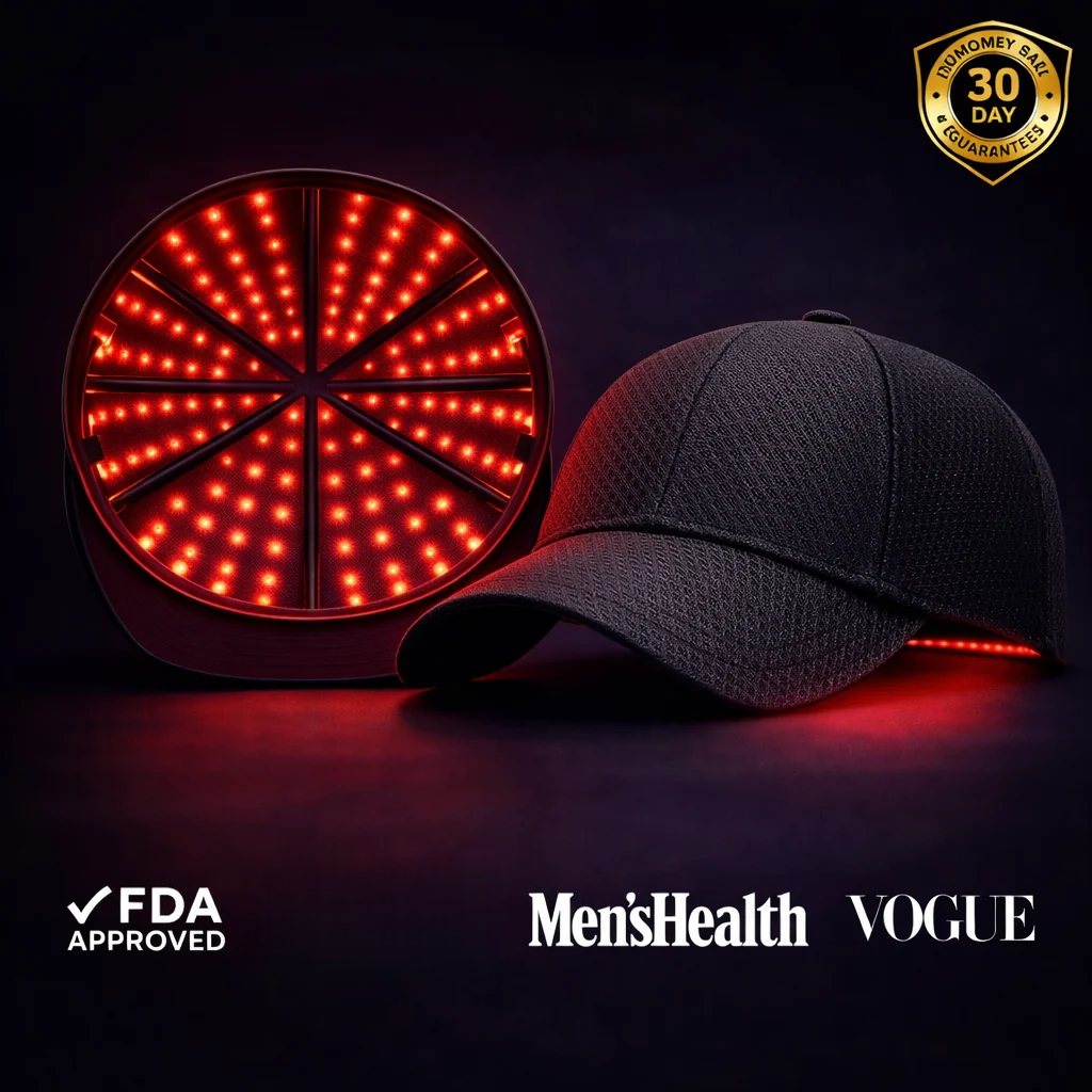 Espectromecánica  Gorra para el crecimiento del cabello con luz roja