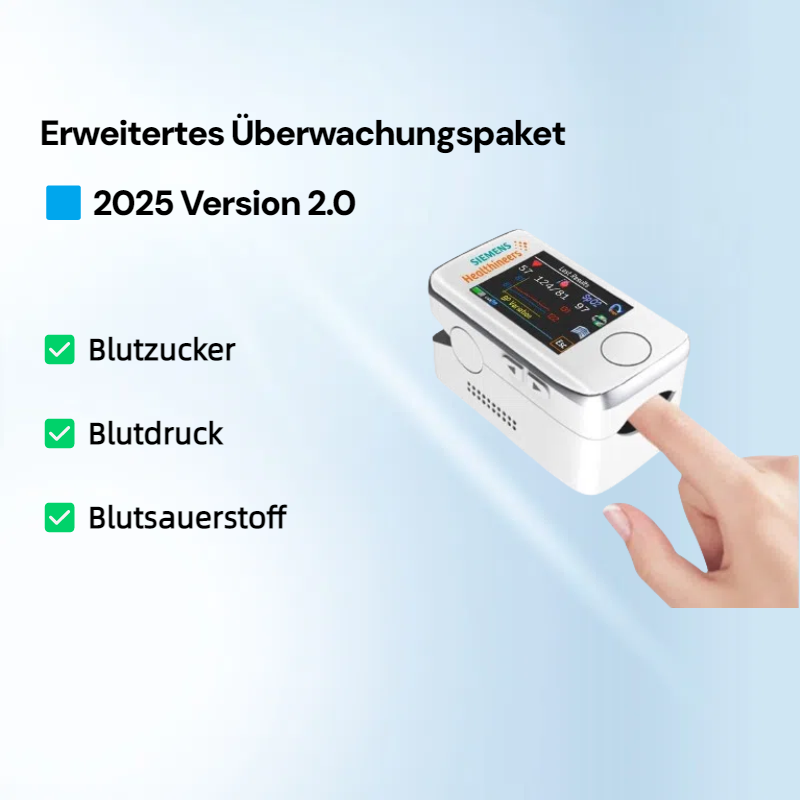 🎉50 % Rabatt für kurze Zeit👨‍⚕️2025 Version 3.0 umfassendes multifunktionales Blutzuckermessgerät