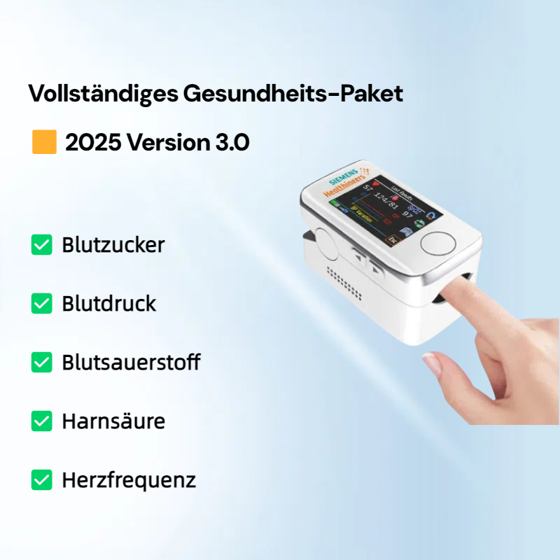 🎉50 % Rabatt für kurze Zeit👨‍⚕️2025 Version 3.0 umfassendes multifunktionales Blutzuckermessgerät