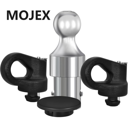 60692 Puck System Gooseneck Hitch Ball Kit, 2-5/16“ 38,000 Lbs GTW Ball Compatible with 2013-2024 Ford F250 F350 F450, 2016-2024 Chevrolet Silverado, GMC Sierra & Nissan Titan XD