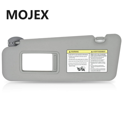 Driver Left Side Sun Visor with Light Compatible with Toyota Highlander  2008-2013 Replace Part Number 74320-48500-B0