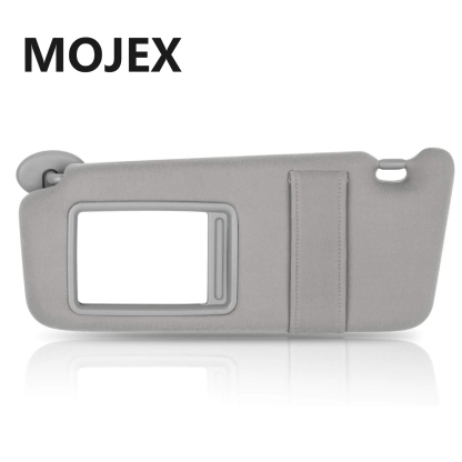 Driver Left Side Sun Visor without Light Compatible with Toyota Camry 2007-2011, Replacing Part 74320-06780-B0
