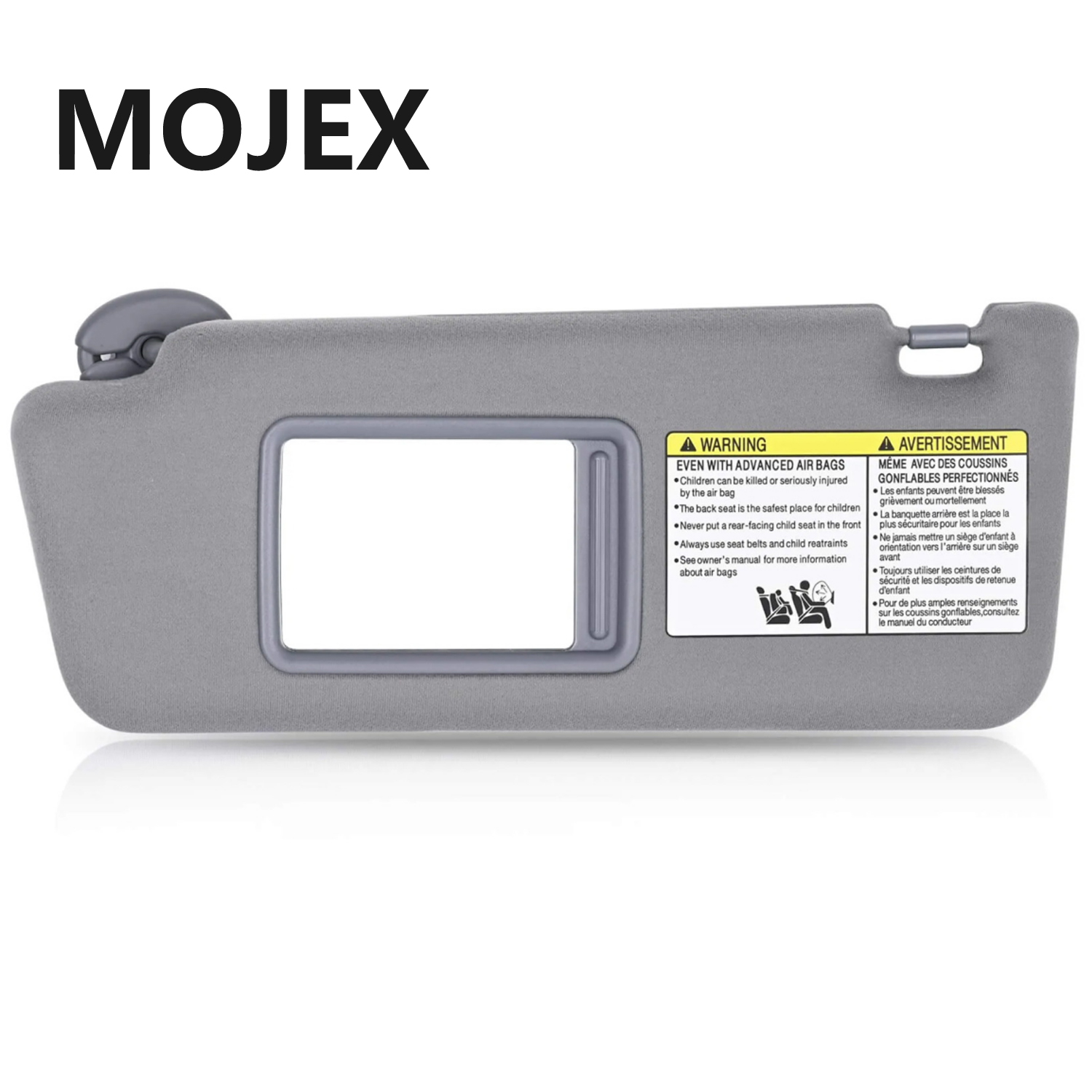 Driver Left Side Sun Visor Compatible with Toyota Tacoma, 2005-2015, Replace Part 74320-04181-B1