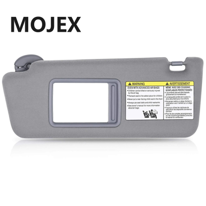 Driver Left Side Sun Visor Compatible with Toyota Tacoma, 2005-2015, Replace Part 74320-04181-B1