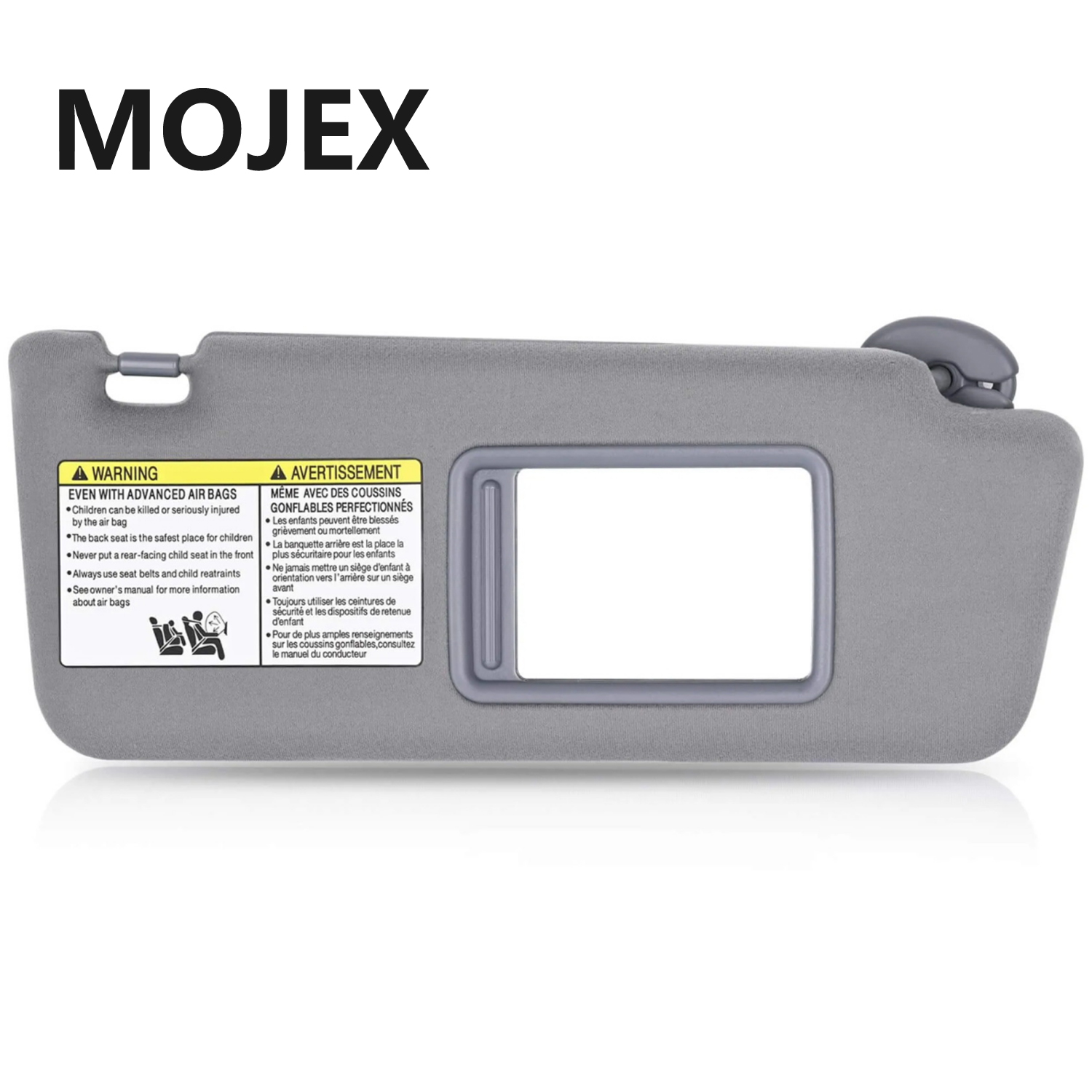 Right Passenger Side Sun Visor Compatible with Toyota Tacoma, 2005-2015, Replace Part Number 74320-04181-B0