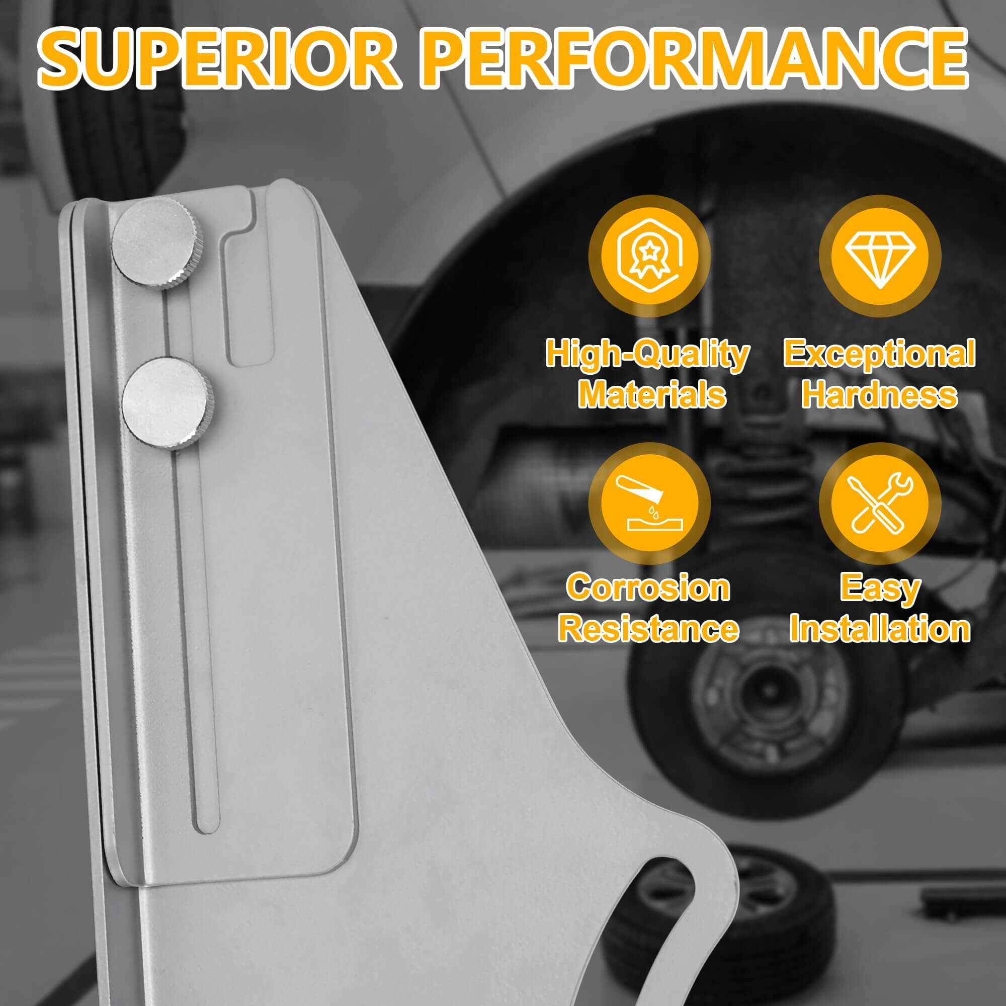 Toe Alignment Tool Toe Plates Wheel Alignment Tool Automotive with 2 Tape Measures and 1 Digital Angle Finder Provides Accurate Fast Wheel Alignment Measurements for Car, ATV, UTV