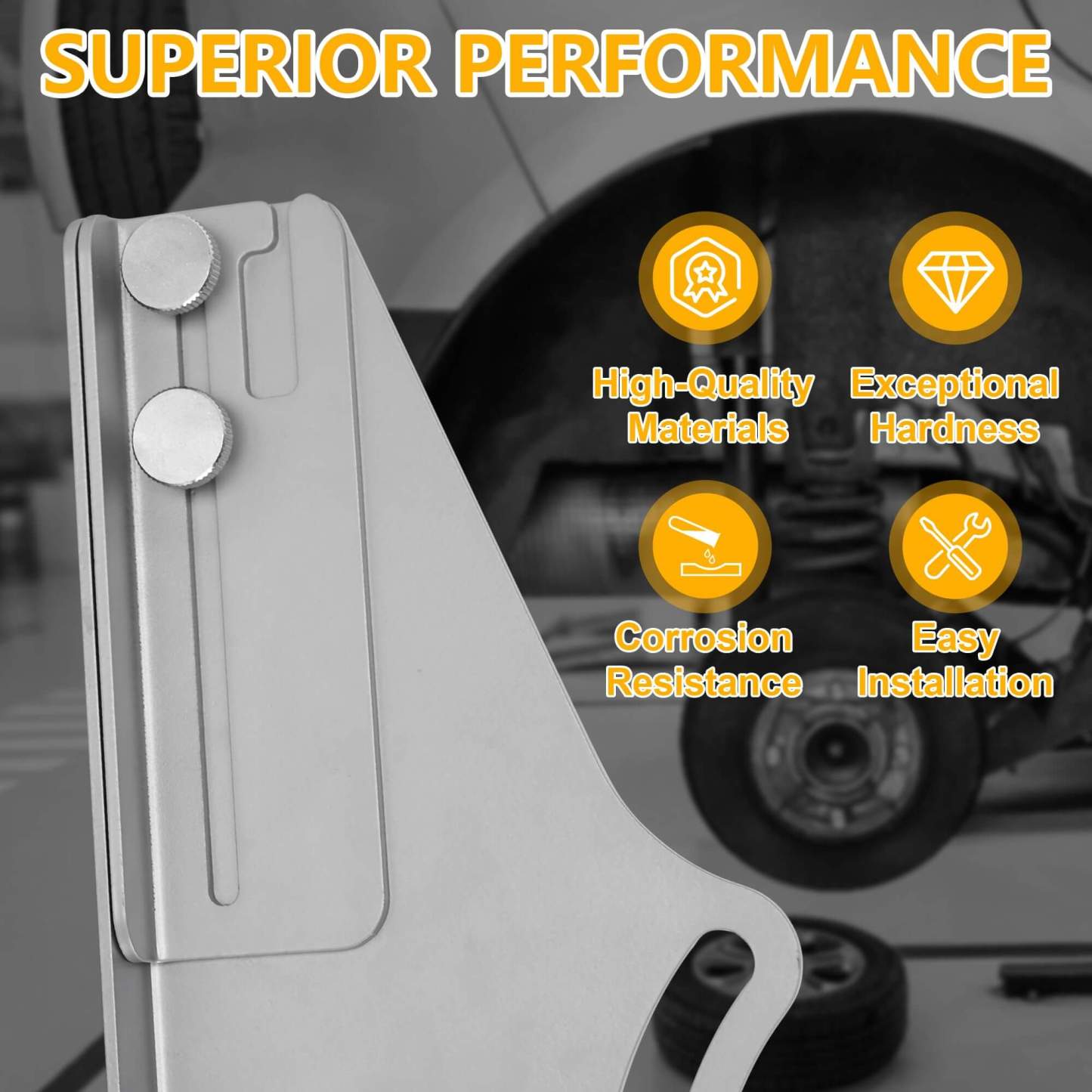 Toe Alignment Tool Toe Plates Wheel Alignment Tool Automotive with 2 Tape Measures and 1 Digital Angle Finder Provides Accurate Fast Wheel Alignment Measurements for Car, ATV, UTV