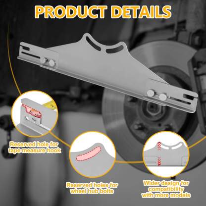Toe Alignment Tool Toe Plates Wheel Alignment Tool Automotive with 2 Tape Measures and 1 Digital Angle Finder Provides Accurate Fast Wheel Alignment Measurements for Car, ATV, UTV