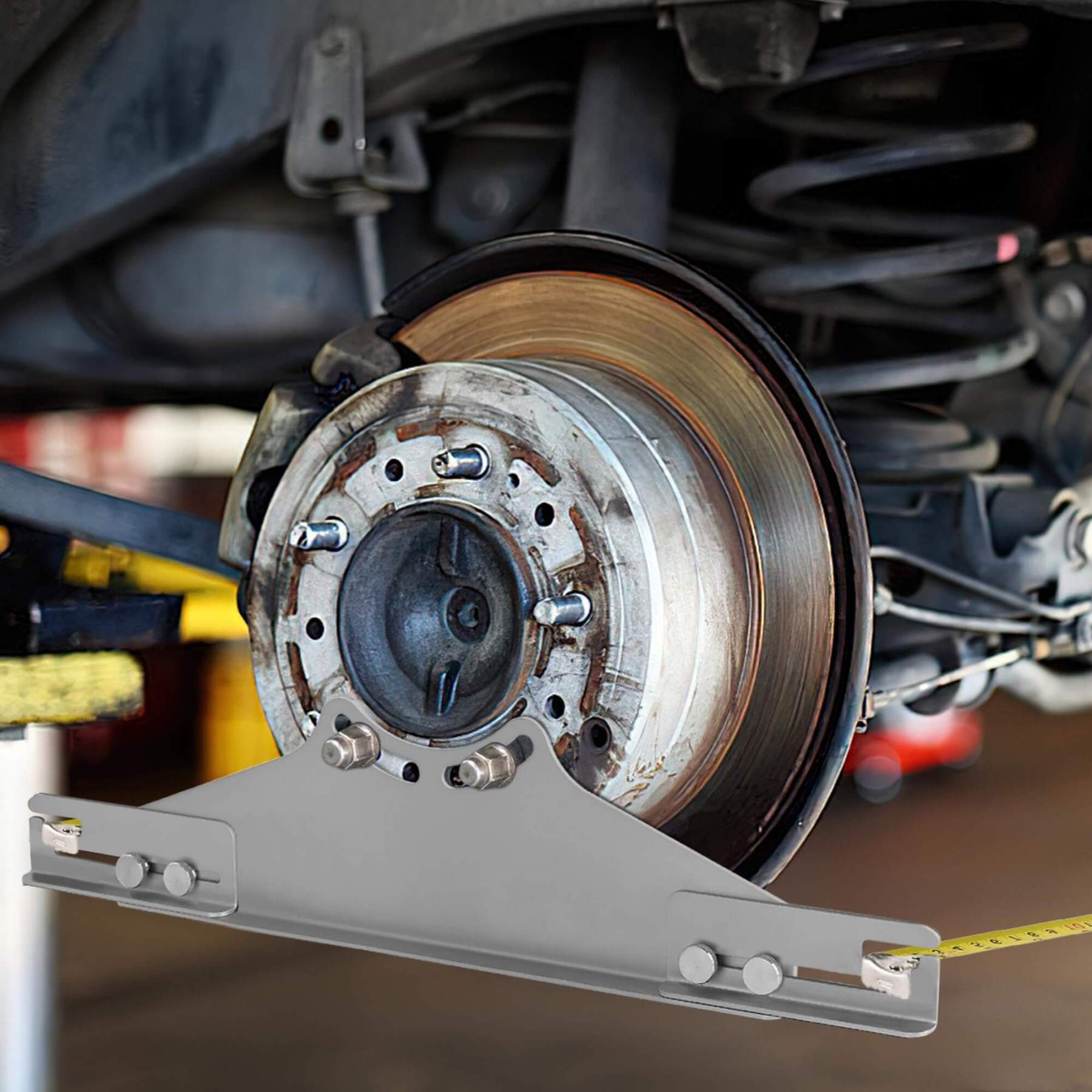 Toe Alignment Tool Toe Plates Wheel Alignment Tool Automotive with 2 Tape Measures and 1 Digital Angle Finder Provides Accurate Fast Wheel Alignment Measurements for Car, ATV, UTV