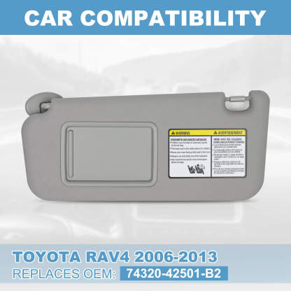 PHATRIP Driver Left Side Sun Visor Compatible with Toyota RAV4