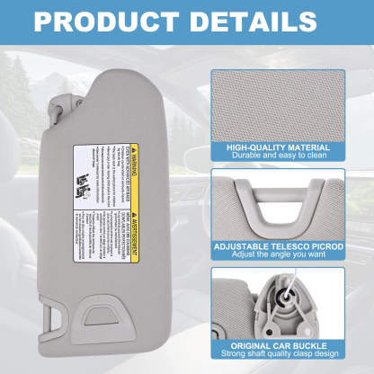 PHATRIP Driver Left Side Sun Visor Compatible with Nissan Altima 