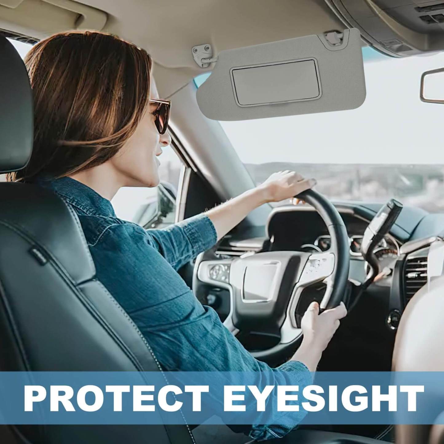 PHATRIP Driver Left Side Sun Visor Compatible with Nissan Altima 