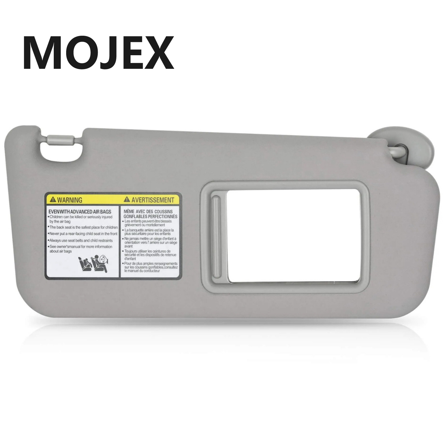 Right Passenger Side Sun Visor Compatible with Toyota RAV4 2006 to 2013 Replacing Part Number 74310-42452-B2