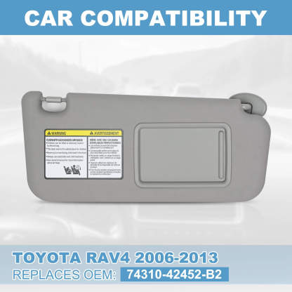 PHATRIP Right Passenger Side Sun Visor Compatible with Toyota RAV4