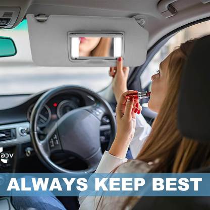 PHATRIP Right Passenger Side Sun Visor with Light Compatible with Honda Accord