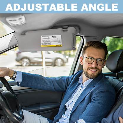 PHATRIP Right Passenger Side Sun Visor with Light Compatible with Toyota Highlander