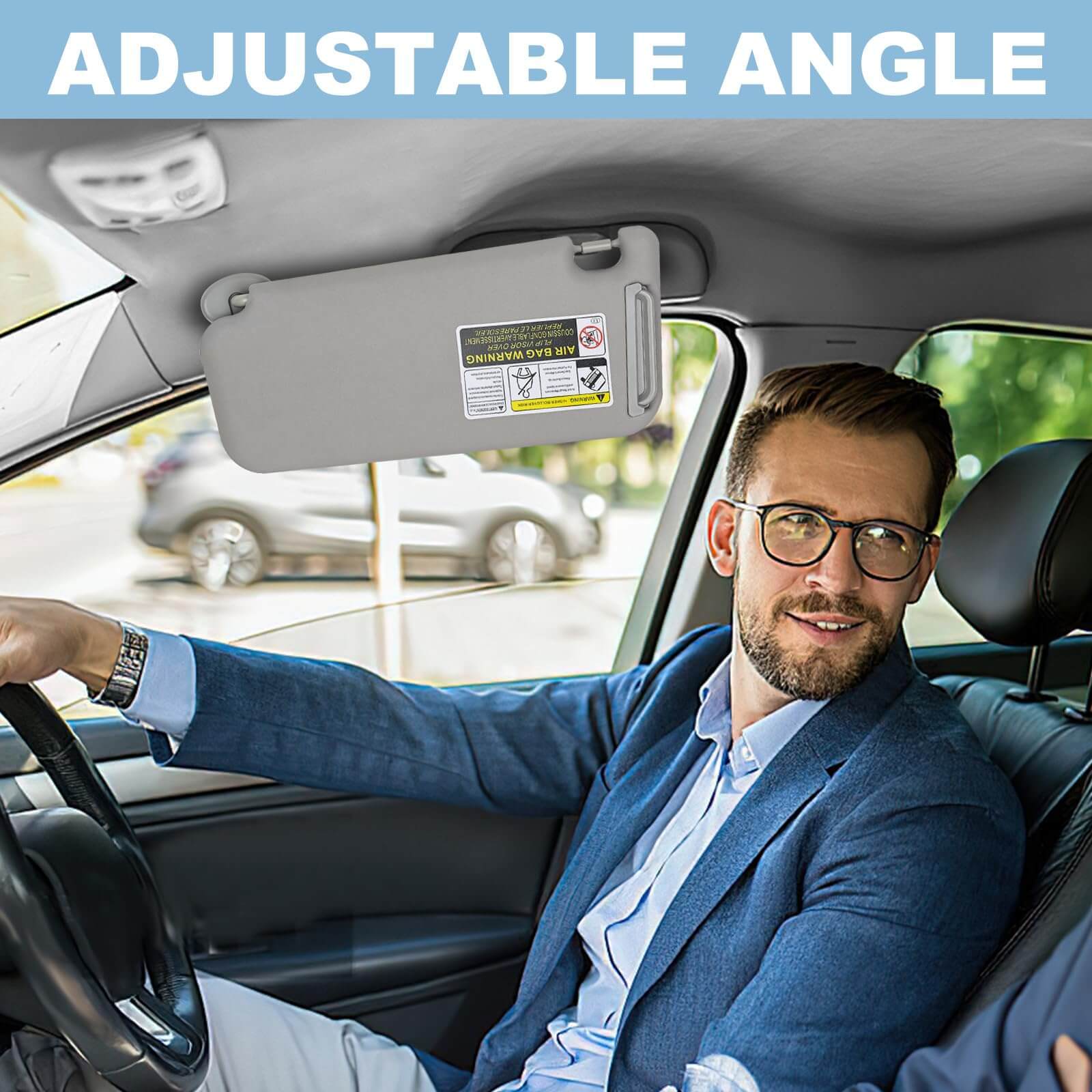 PHATRIP Right Passenger Side Sun Visor Compatible with Toyota RAV4