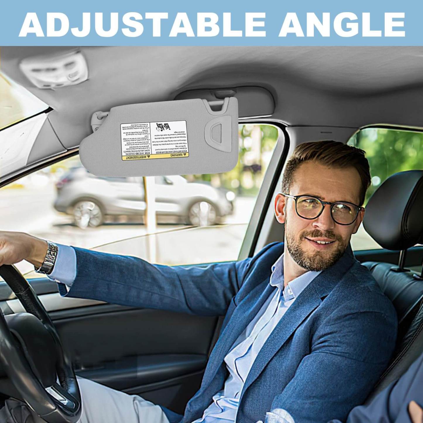 PHATRIP Right Passenger Side Sun Visor Compatible with Nissan Altima