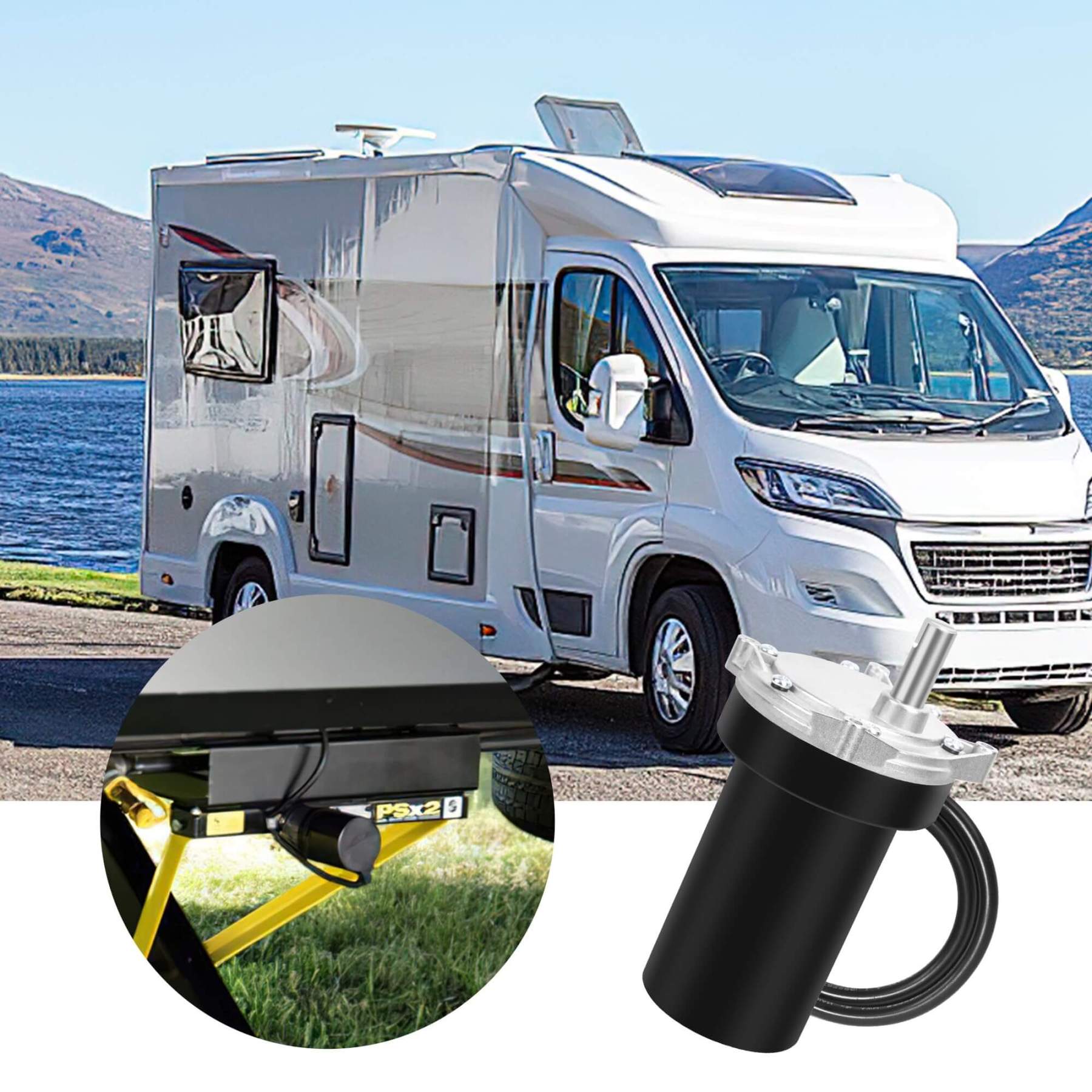 PHATRIP RV Electric Stabilizer Jack Motor