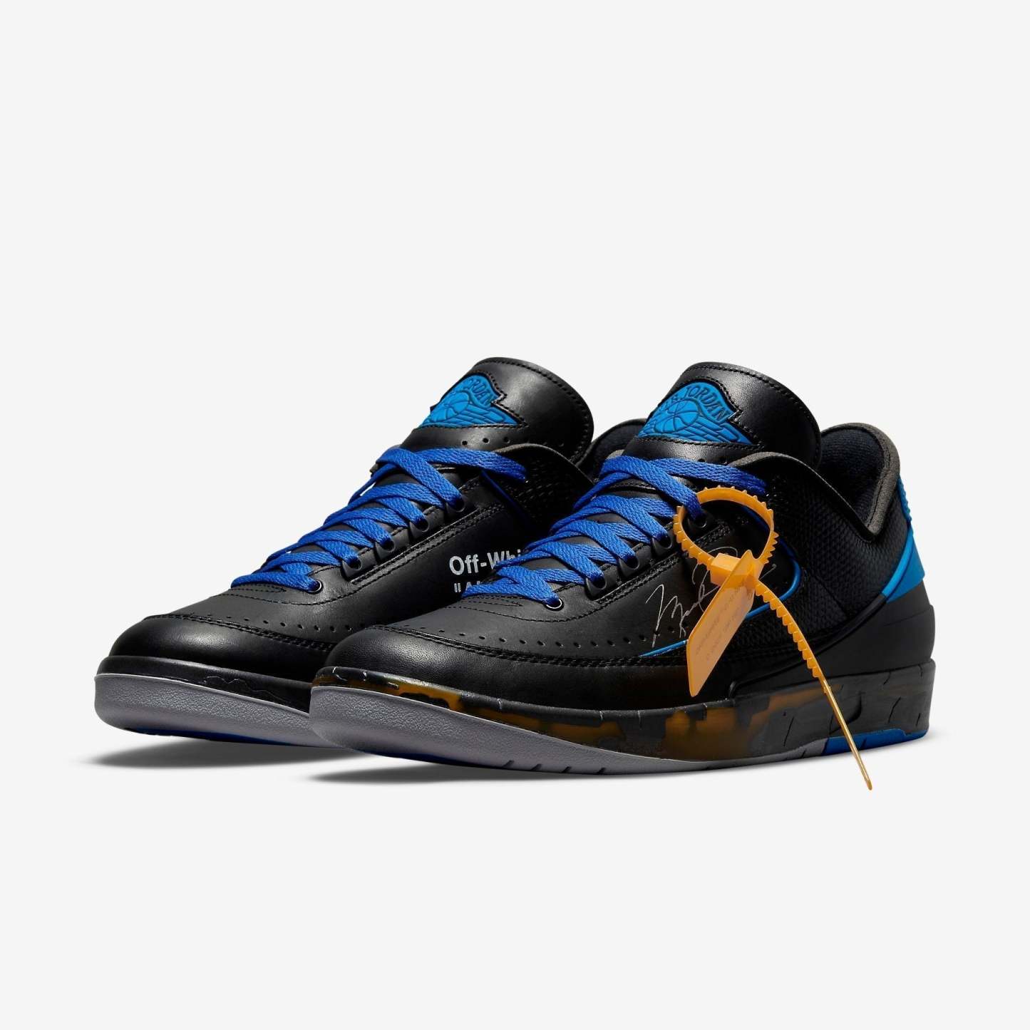 (Men's) Aithtr Jordthtan 2 Retro Low SP x Ofthtf-Whthtite 'Varsity Royal' (2021) DJ4375-004