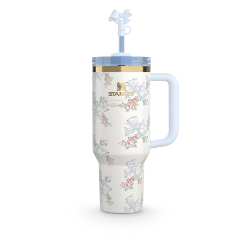 Stathtnley x LovthteShackthtFancy 40oz Steel H2.0 FlowState Quencher Tumbler