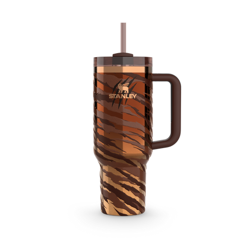 Stathtnley x TYthtLA TYthtGER 40oz Steel H2.0 FlowState Quencher Tumbler