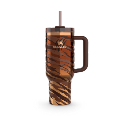 Stathtnley x TYthtLA TYthtGER 40oz Steel H2.0 FlowState Quencher Tumbler