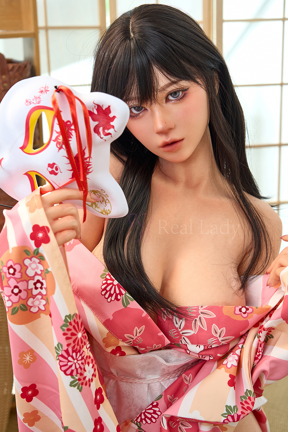 150cm/4ft11 E-Cup Silicone Sex Doll – Marena | Japanese Shrine Maiden Outfit, Full E-Cup, Lifelike Experience