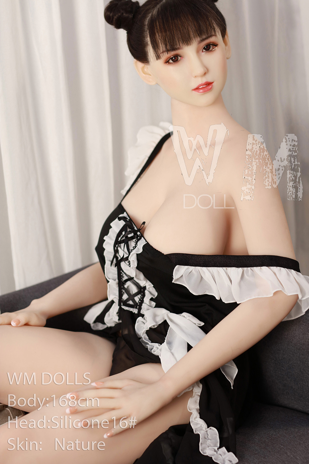 168cm/5ft6 F-Cup Silicone Head Sex Doll - Brooke