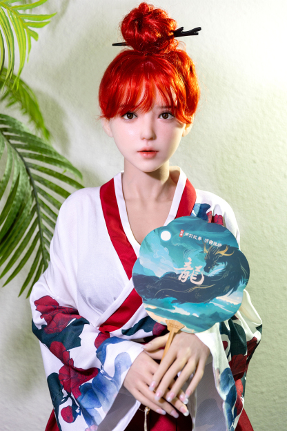 166cm C-Cup Silicone Realistic Anime Redhead Sex Doll - Rhiannelle for Sale | DollsLover Official Store | Qita Doll