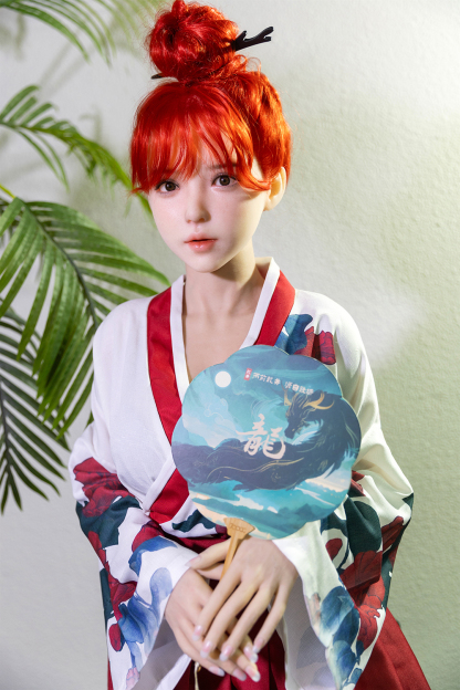 166cm C-Cup Silicone Realistic Anime Redhead Sex Doll - Rhiannelle for Sale | DollsLover Official Store | Qita Doll