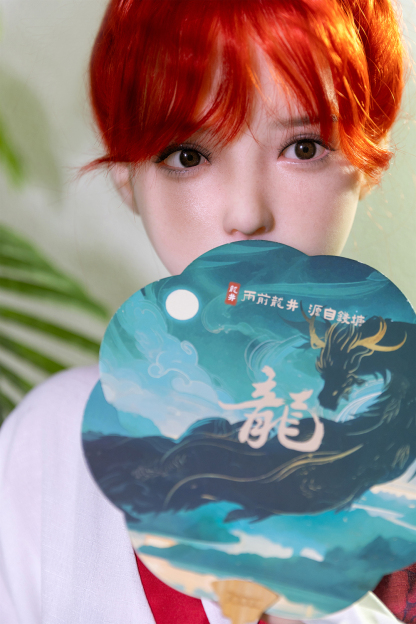 166cm C-Cup Silicone Realistic Anime Redhead Sex Doll - Rhiannelle for Sale | DollsLover Official Store | Qita Doll