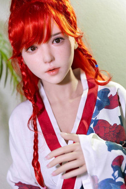 166cm C-Cup Silicone Realistic Anime Redhead Sex Doll - Rhiannelle for Sale | DollsLover Official Store | Qita Doll