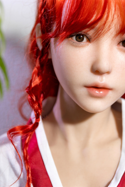 166cm C-Cup Silicone Realistic Anime Redhead Sex Doll - Rhiannelle for Sale | DollsLover Official Store | Qita Doll