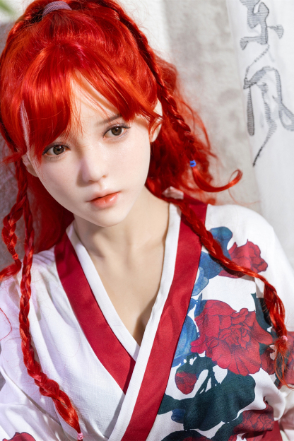 166cm C-Cup Silicone Realistic Anime Redhead Sex Doll - Rhiannelle for Sale | DollsLover Official Store | Qita Doll