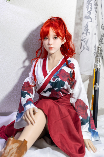 166cm C-Cup Silicone Realistic Anime Redhead Sex Doll - Rhiannelle for Sale | DollsLover Official Store | Qita Doll